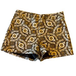 Designer Embroidered Dress Shorts